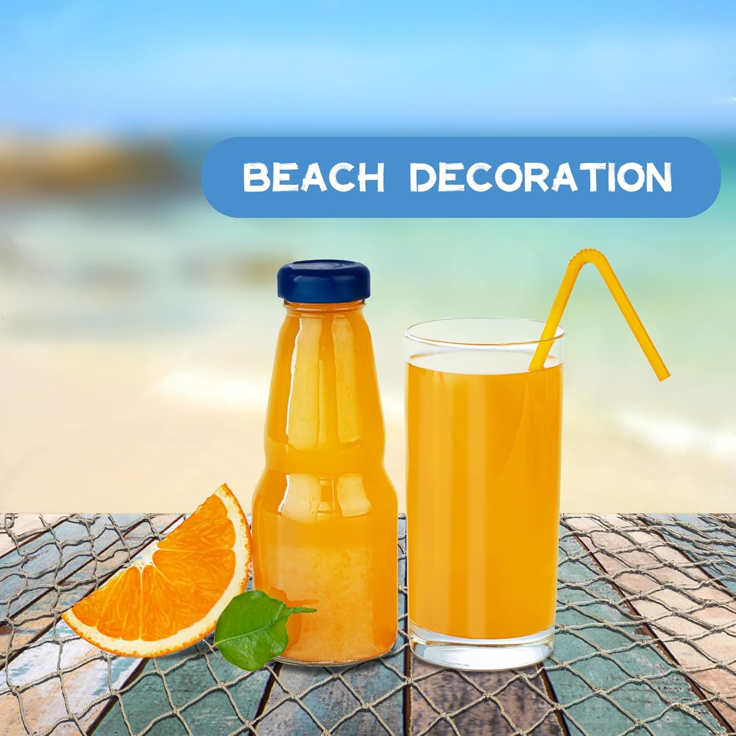 Sukh 1PC Fish Net Decorative - Fish Net Decorations Decorative Netting Nautical Fishnet Table Runner Nets Netting Fishnet Ocean Party Decor Decoration Decorative Fishing Rope Netting Decorations - Image 6