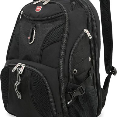 SwissGear 1900 Scansmart TSA 17 Laptop Backpack, Black, 19-Inch
